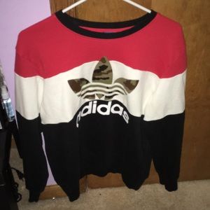ADIDAS CAMO CREWNECK