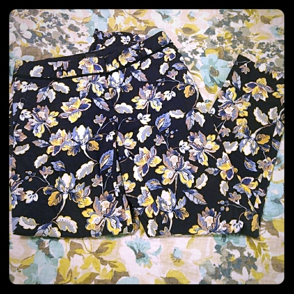 Floral dress pants