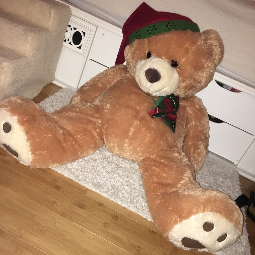 Life- Size Christmas Teddy Bear