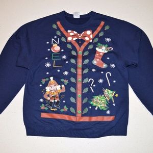 Blue Ugly Christmas Sweater