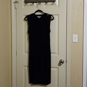 Banana Republic Deep V-Neck Little Black Dress