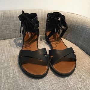 F21 Black Sandals