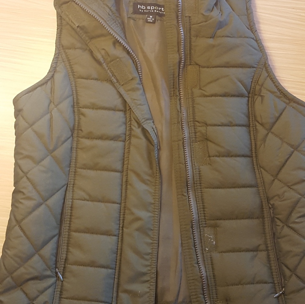 Forest green vest