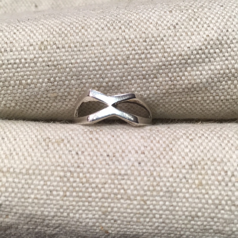 Sterling Silver "X" or Criss Cross Ring