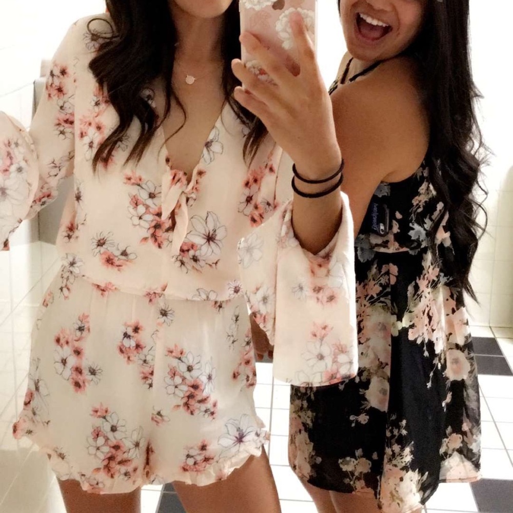 Forever 21 Floral Romper