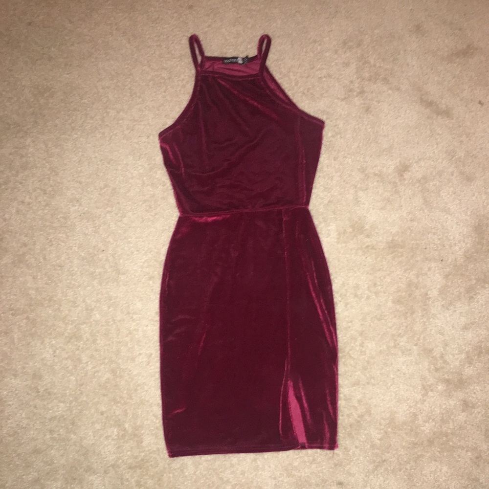 Bodycon velvet dress
