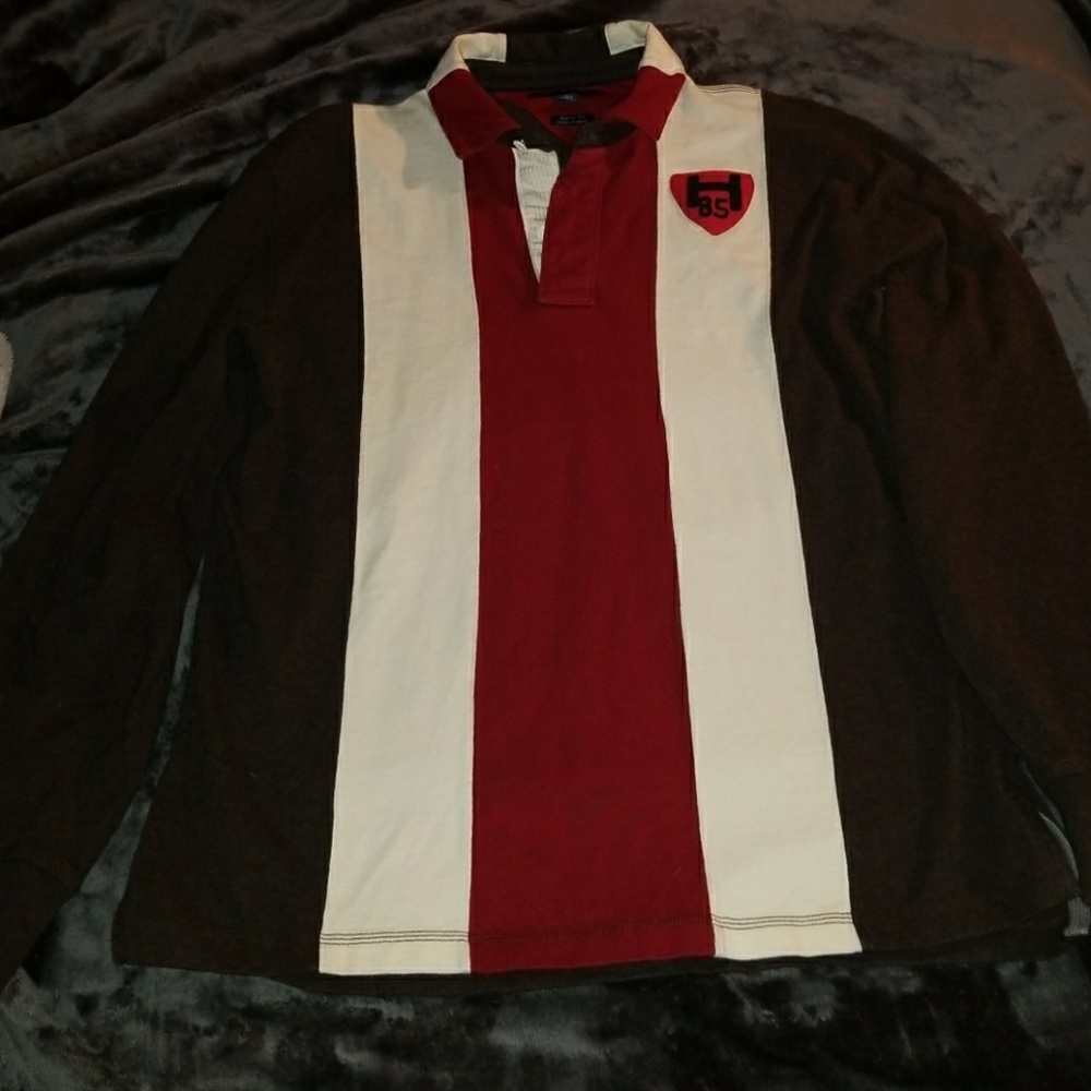 Tommy Hilfiger collared long sleeve. Vintage.