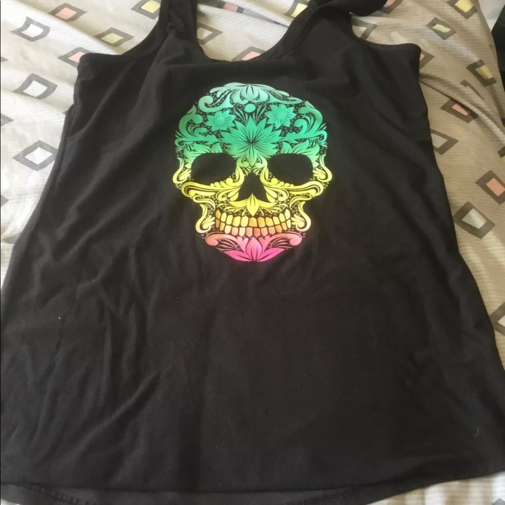 Skull tank top