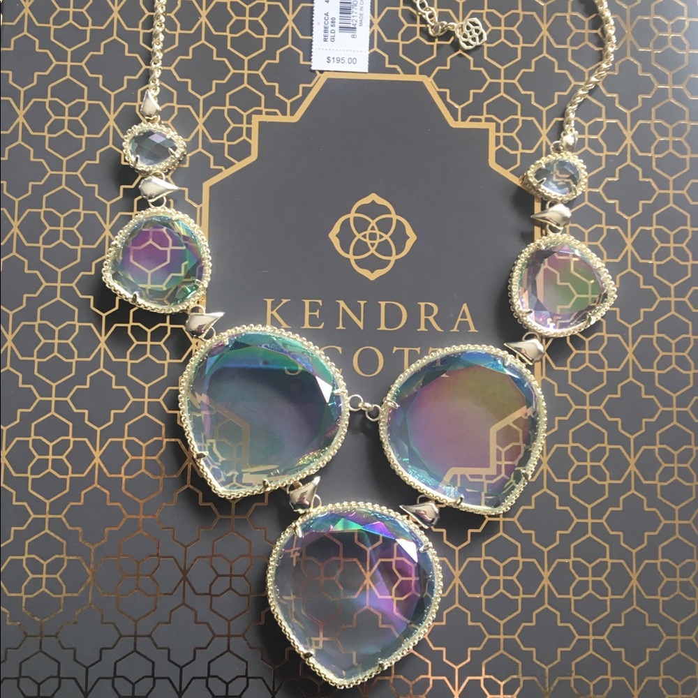 Kendra Scott Clear Iridescent Rebecca