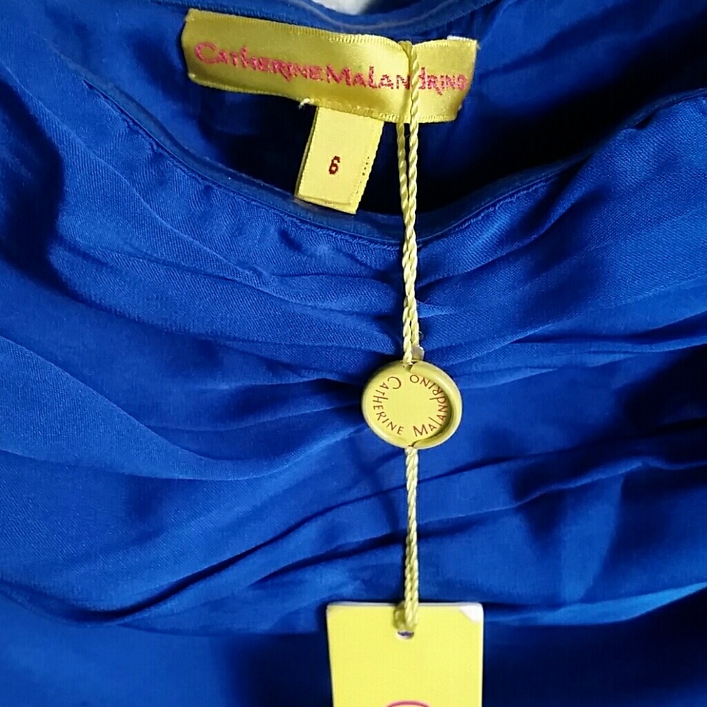 NWT Catherine Malandrino Strapless Dress - 6 - Picture 2 of 8