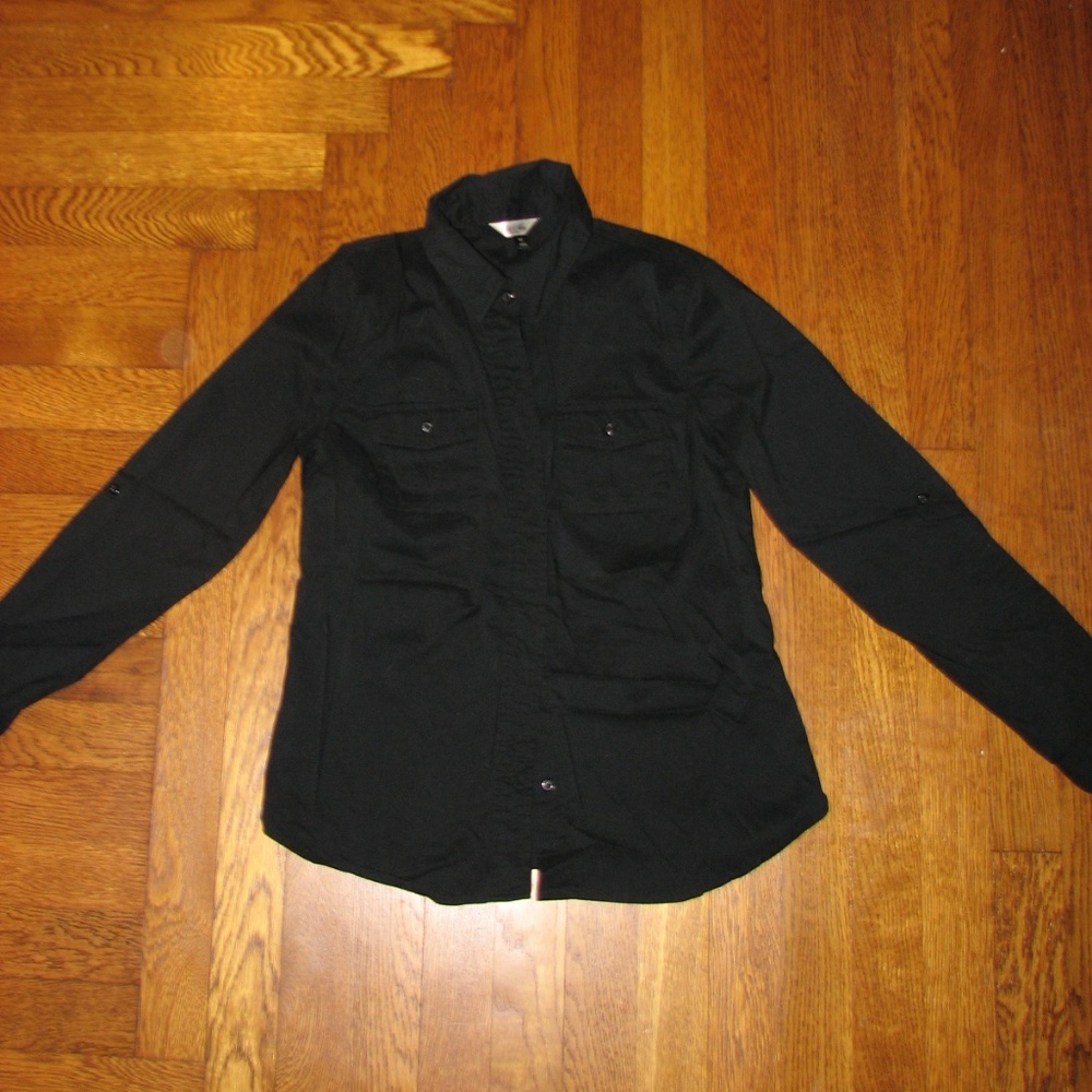 Black Button Down
