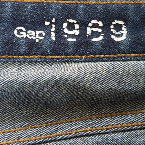 Gap 1969 Mens Jeans Perfect Boot Dark Wash Sz 33XL - Picture 6 of 8