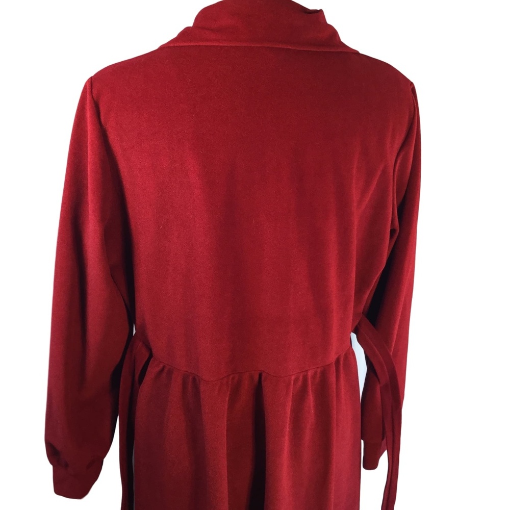 Vtg Sears at Home Velour Lounge Wear Robe ILGWU - Picture 3 of 8