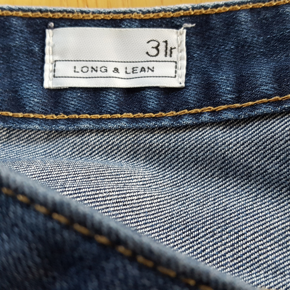 Gap 1969 Mens Jeans Long & Lean Bootcut Stretch - Picture 6 of 8