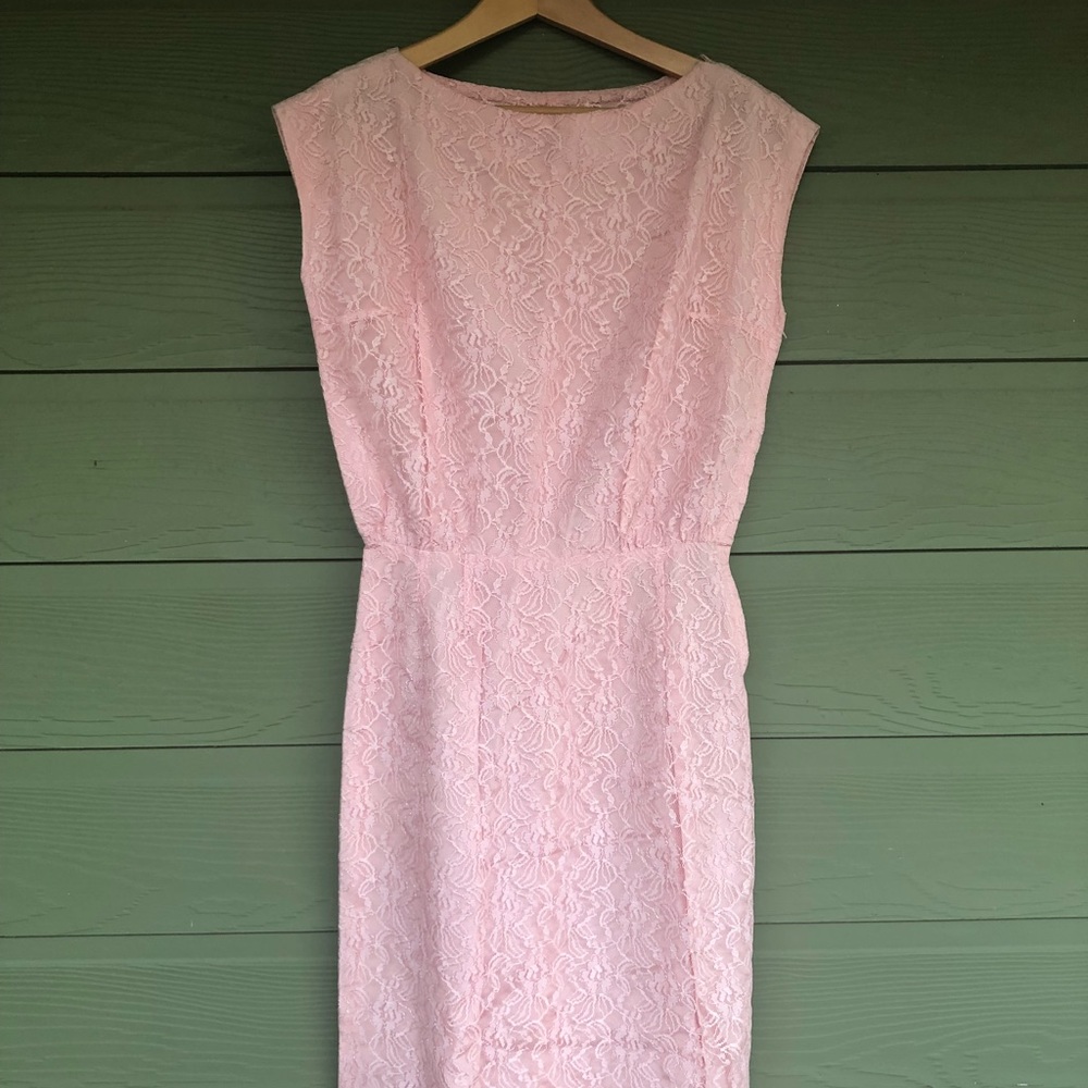 Vintage 50’s pink lace dress