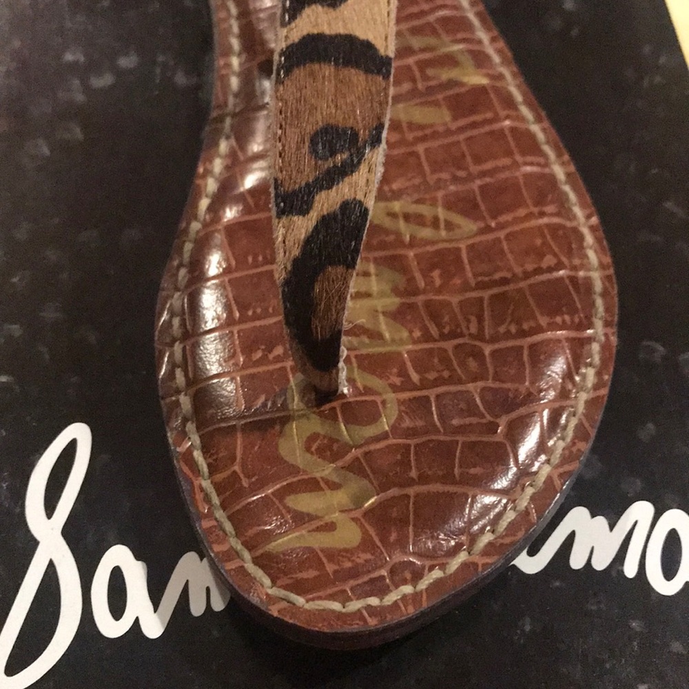 Sam Edelman Gigi Leopard Nude Sandals