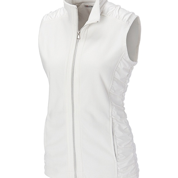 Columbia Jackets & Blazers - Columbia White Vest Size Medium Zip Up