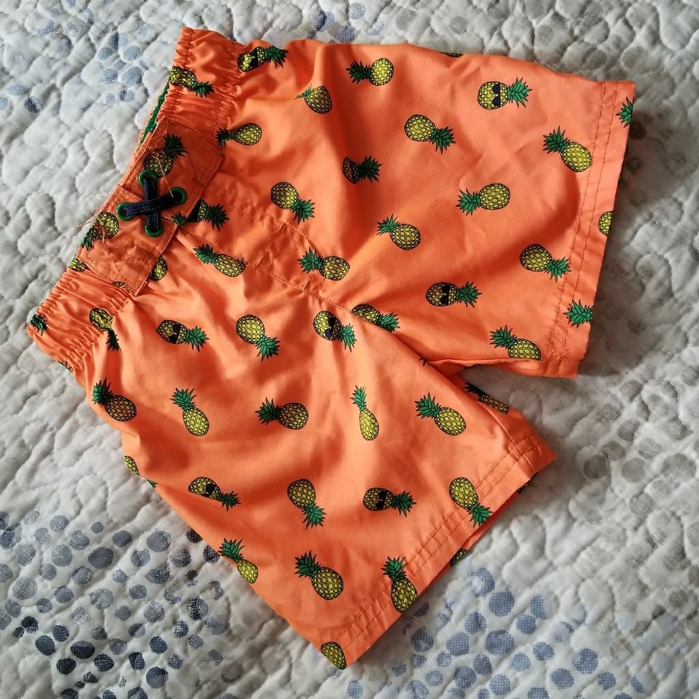 Pineapple swim shorts