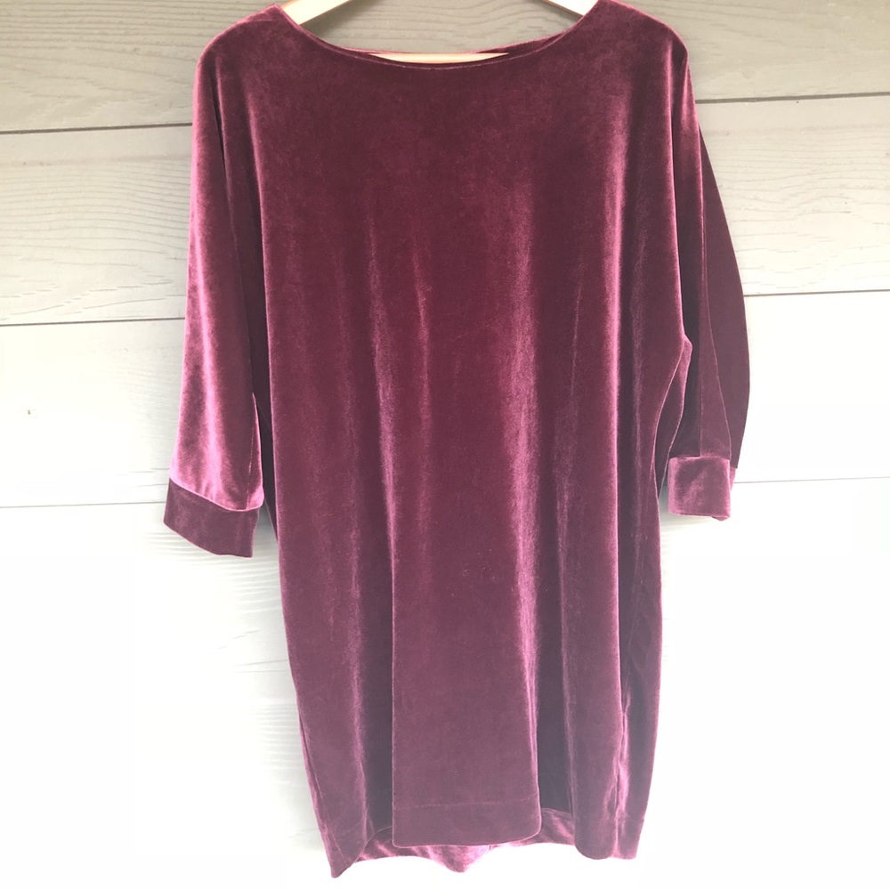 Chocolate velvet tunic / dress
