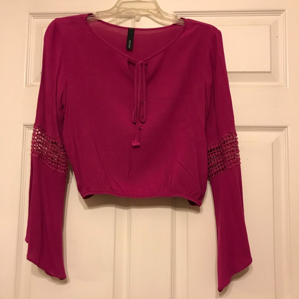 Pink Purple Blouse