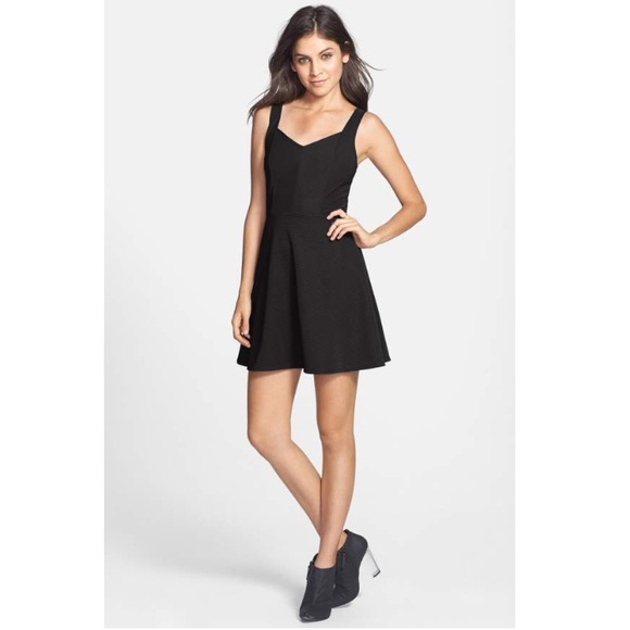 NWT Nordstrom Socialite Ribbed Skater Dress - Picture 2 of 5
