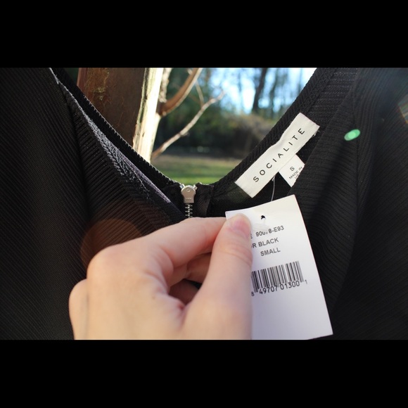 NWT Nordstrom Socialite Ribbed Skater Dress - Picture 5 of 5