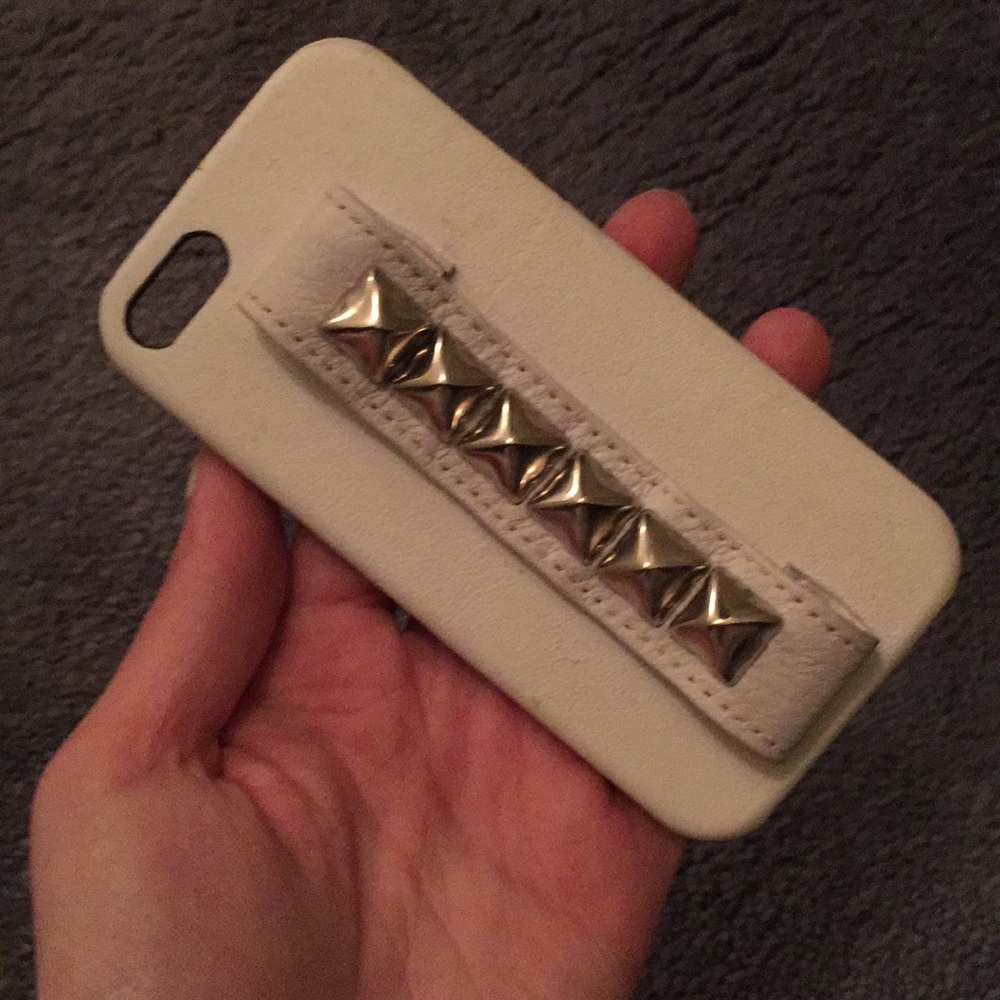 JE leather studded phone case