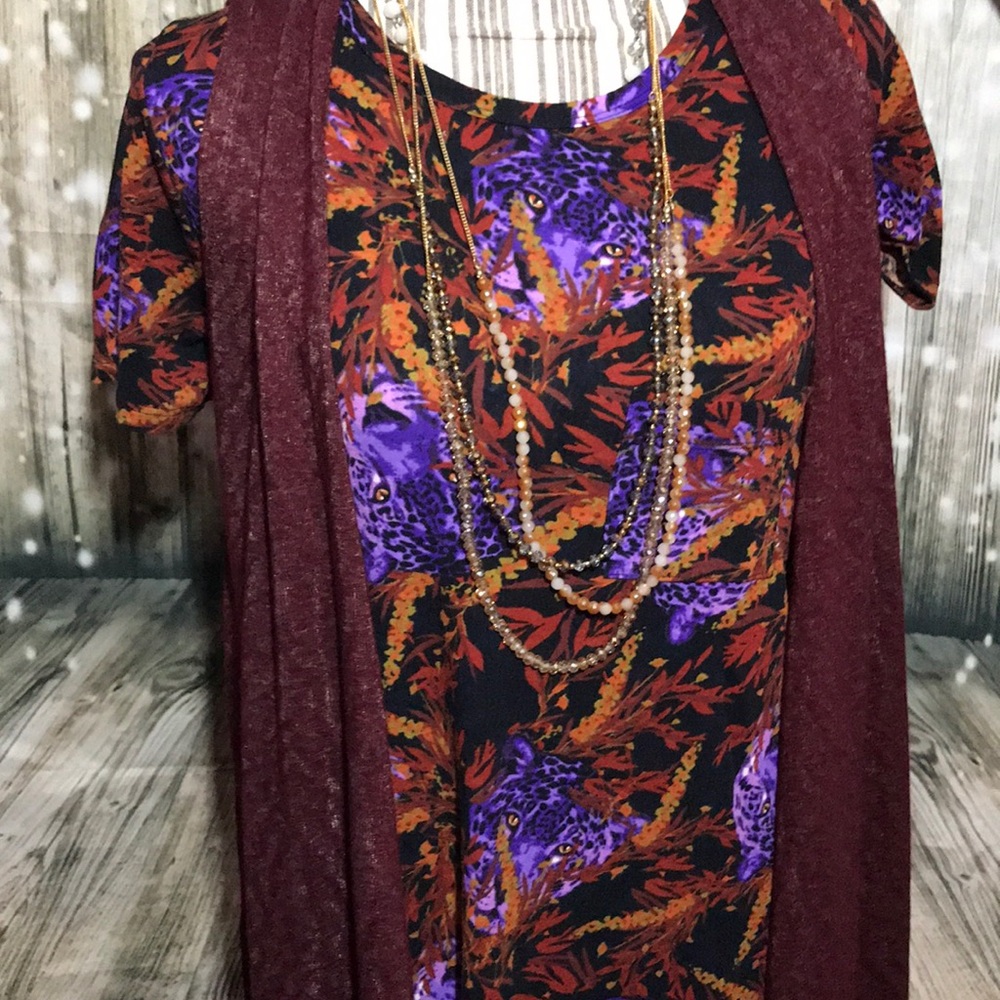 Gorgeous maroon Joy! Xs