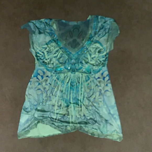 V-neck Blouse - Picture 2 of 4