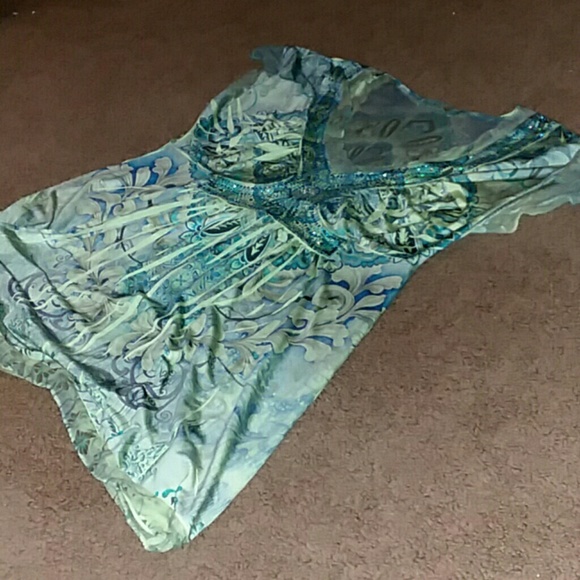 V-neck Blouse - Picture 1 of 4