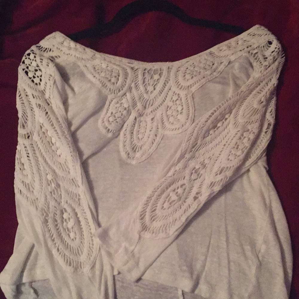 White lace top from Forever 21