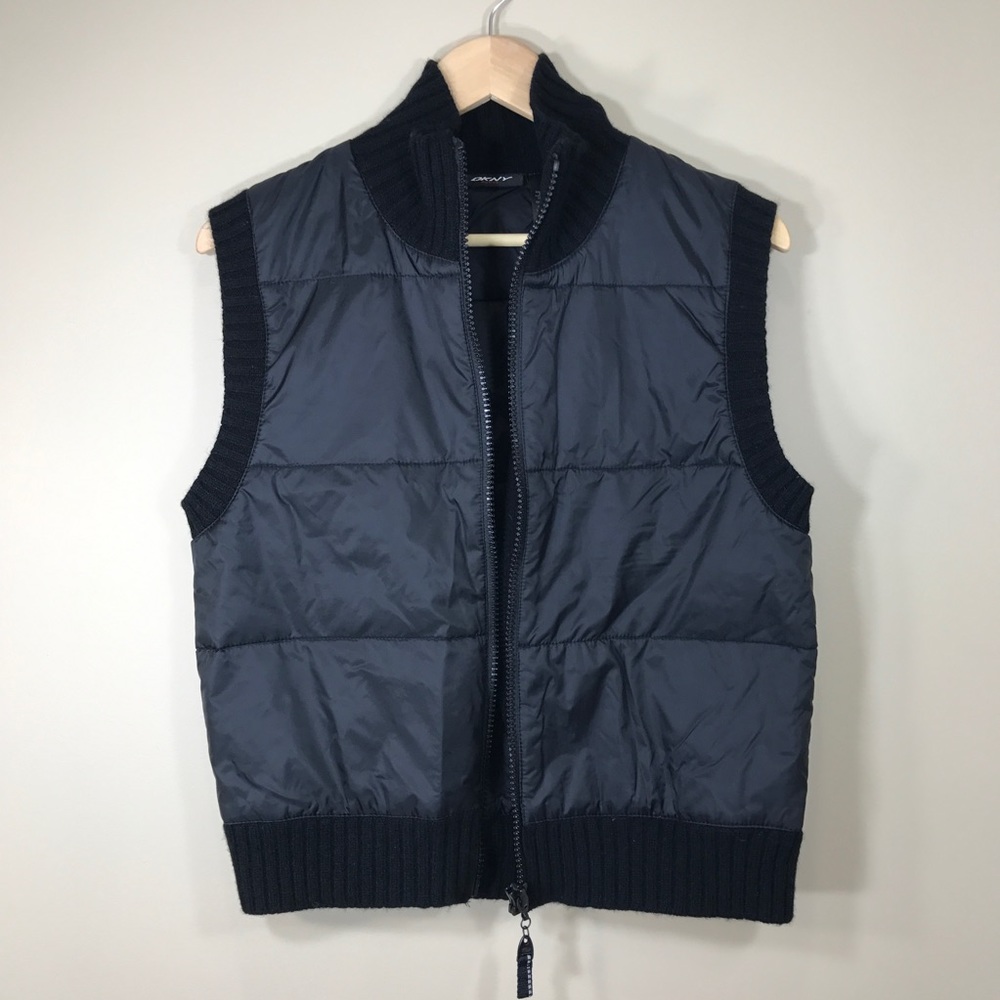 DKNY black vest, size M