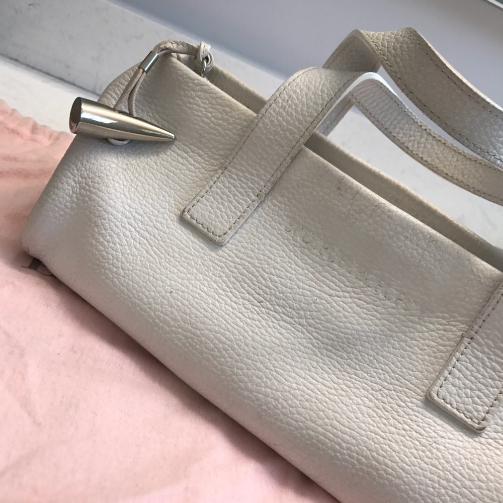White Burberry Hand Bag
