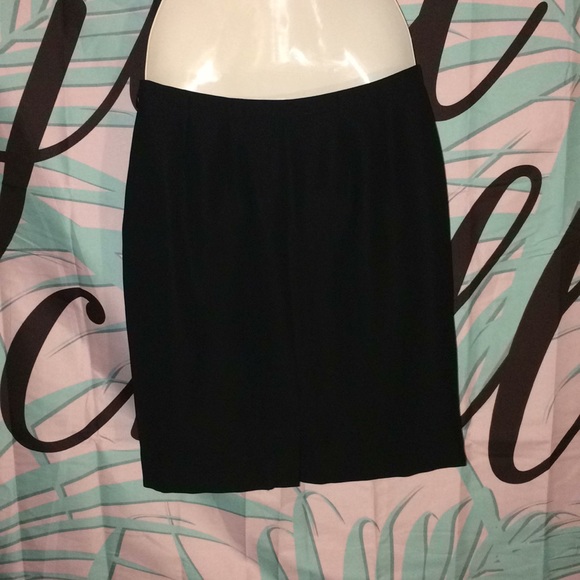 sale Calvin Klein size 2 black pencil skirt - Picture 3 of 6