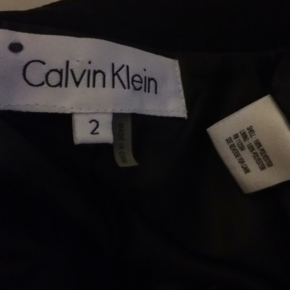sale Calvin Klein size 2 black pencil skirt - Picture 6 of 6
