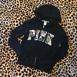 VS PINK FULL ZIP HOODIE