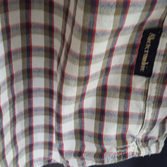 Dakota Grizzly Mens Madras Shirt Blue Green Plaid - Picture 8 of 8