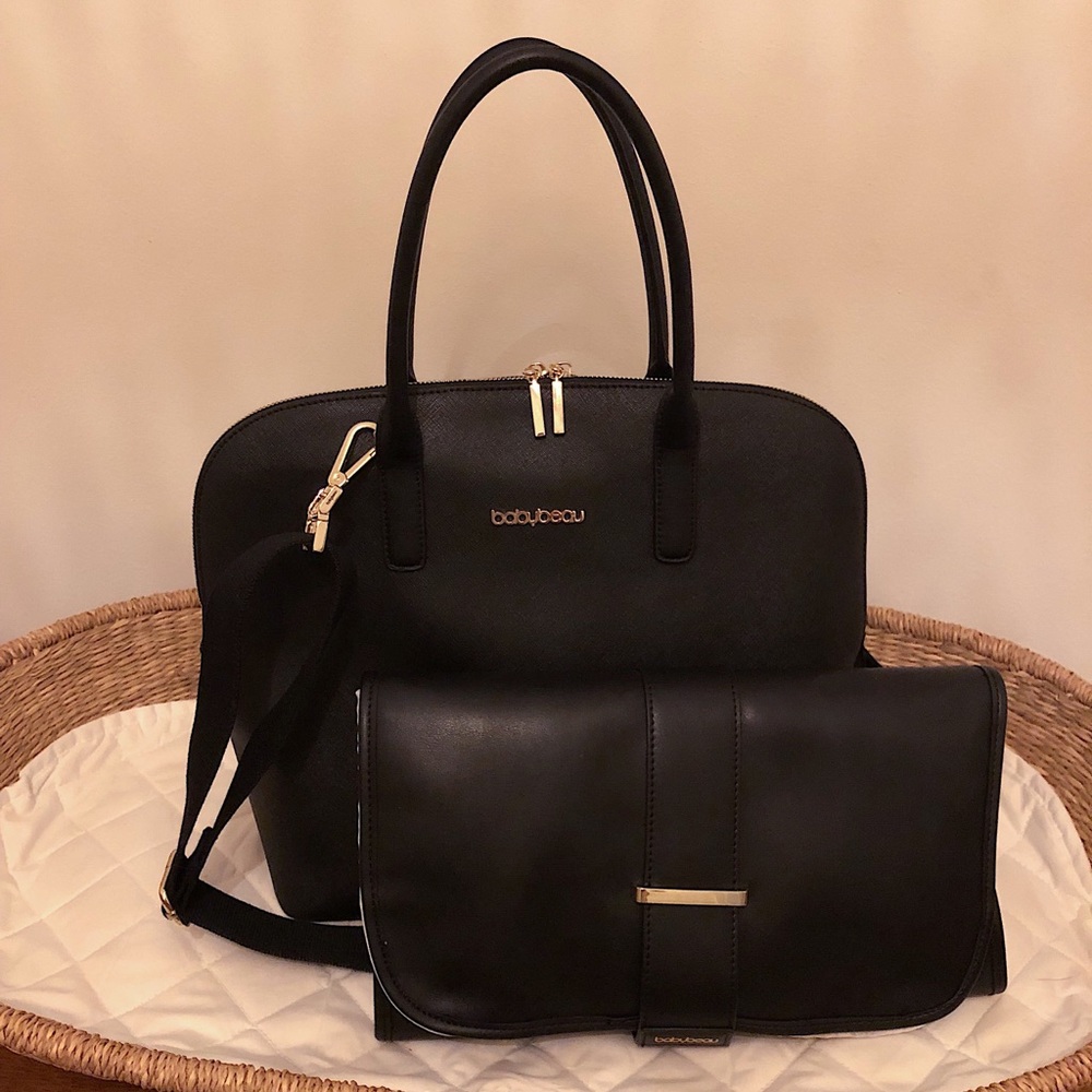 SOLD* Baby Beau Charlie Diaper bag Black