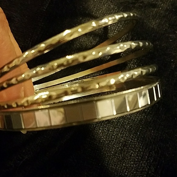 Set of 6 silver bracelets - Picture 4 of 4