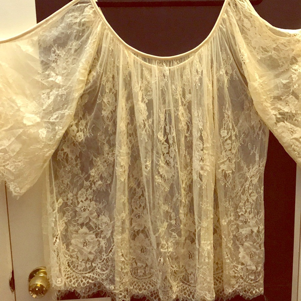 Ivory Lace Shirt