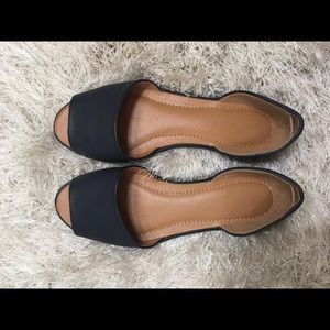 ~ Basic Navy Flat Slip Ons ~