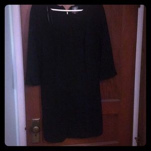 Classic black shift dress