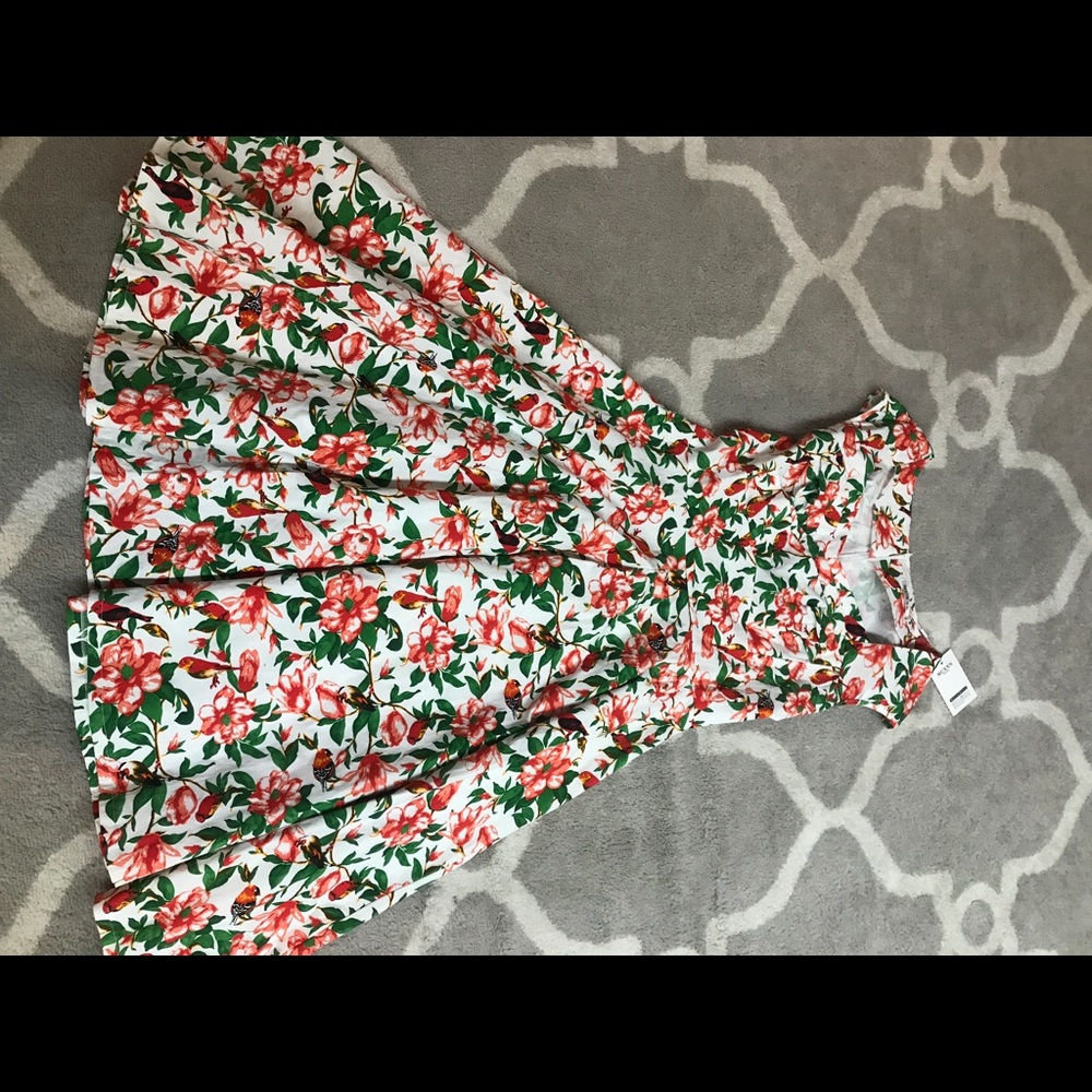 NWT MUXXN cap sleeve swing dress 2XL