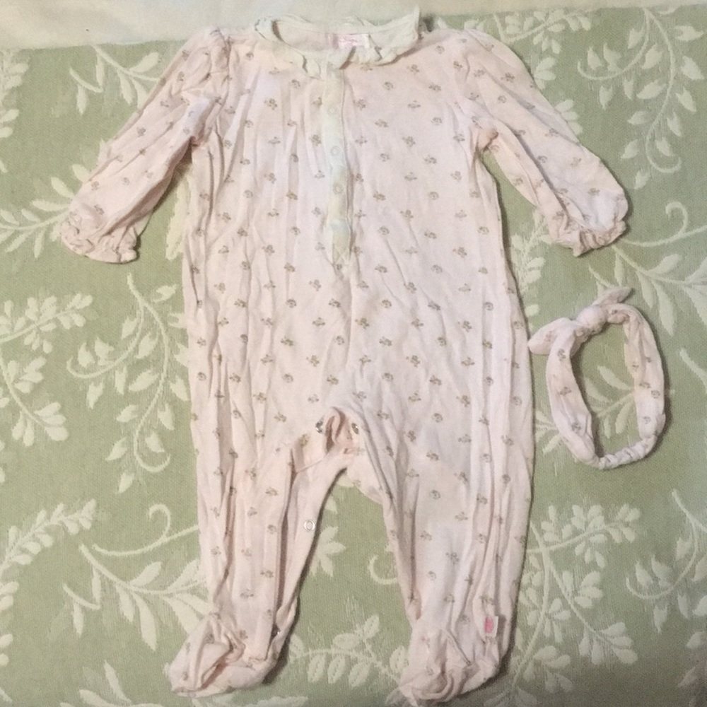 Flowered onesie