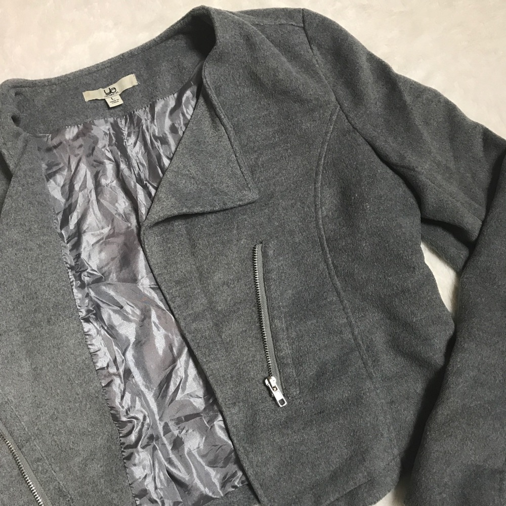 Gray Moto Coat