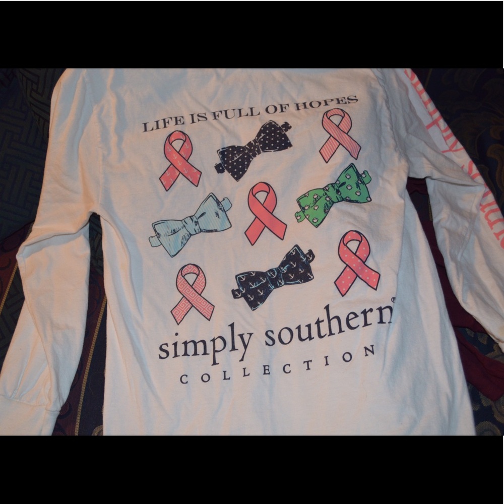 Simply Southern Breast Cancer "Hope" Long Sleeve