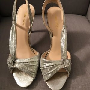 Silver shoes