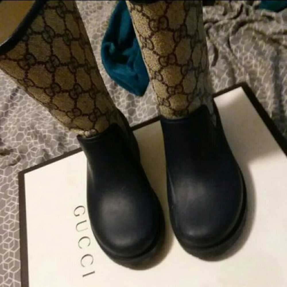 Gucci rain boots