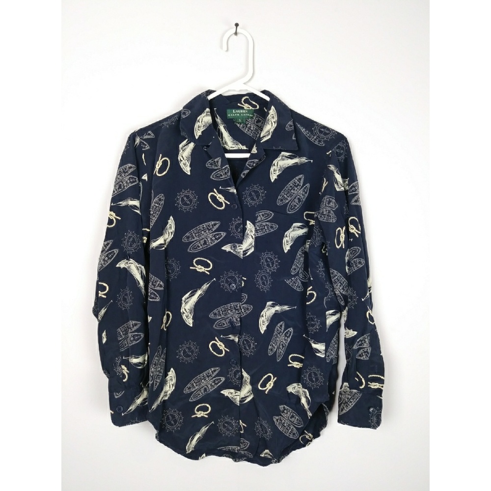 Lauren Ralph Lauren nautical print blouse