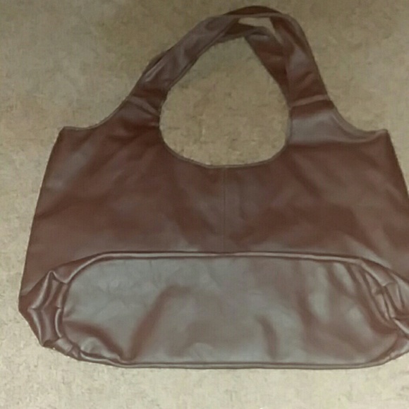 Nwot brown faux leather large purse! - Picture 3 of 7